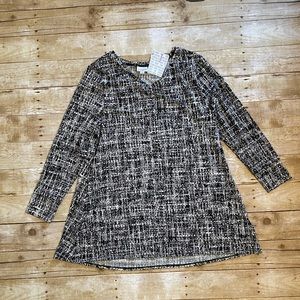 Lularoe Elizabeth black and white size L